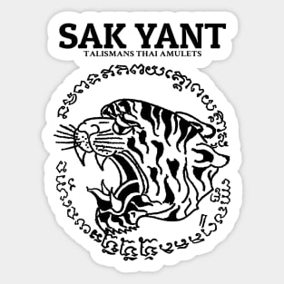 Talismans Thai Amulets. Sak Yant. Sticker